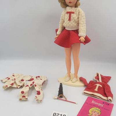 Vintage Ideal "TAMMY" Cheerleader Doll with Accessories