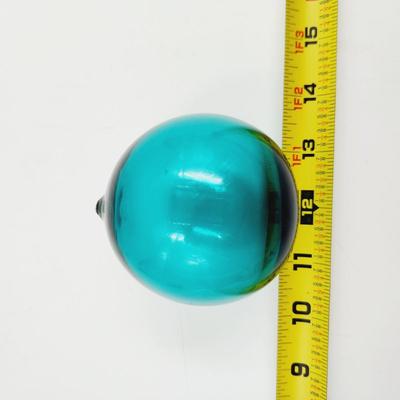FANTASTIC TURQUOISE GLASS DECORATIVE WISHING BALL