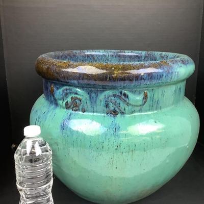 1078 Large Glazed Pottery Planter/Pot