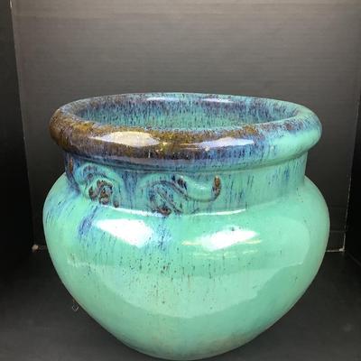 1078 Large Glazed Pottery Planter/Pot