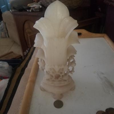Vintage White Jade Vase as