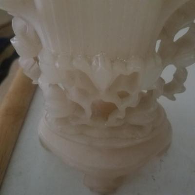 Vintage White Jade Vase as