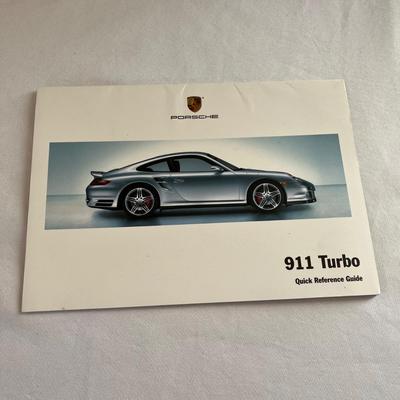 Porsche 911 Turbo Leather Owners Manual Case & Battery Cover (G-MG)