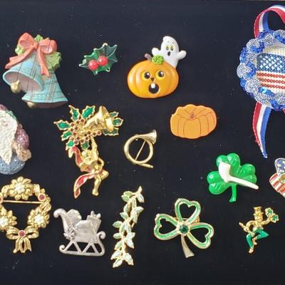 Variety of Brooches