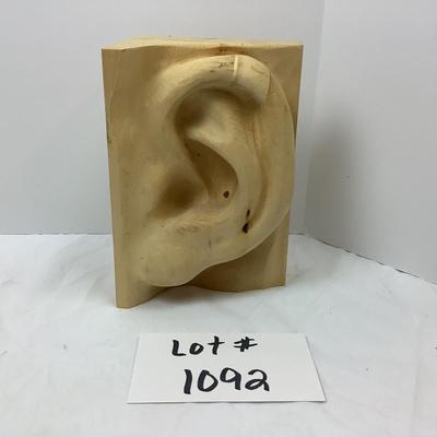 Lot # 1092 Single Wooden Ear Bookend