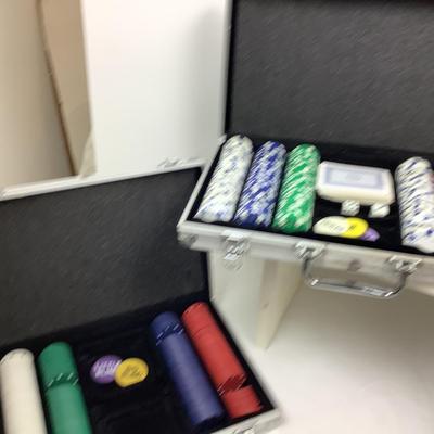 Lot # 1093 Lot of Poker Chips with Cases