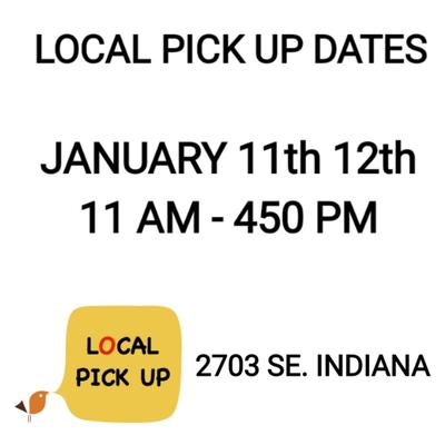 LOCAL PICK UP INFO