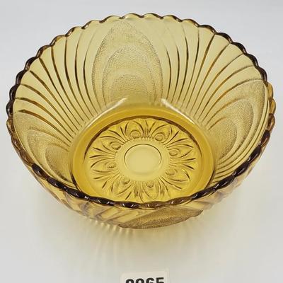 Indiana Glass Amber Chip and Dip Set