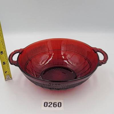 Vintage Anchor Hocking Royal Ruby Bowls