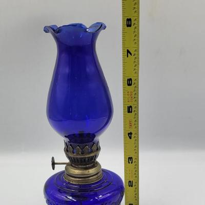 Vintage Cobalt Blue Finger Lamp