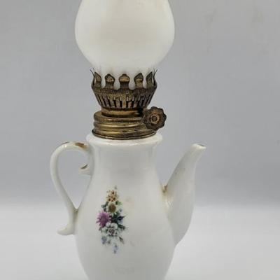 Vintage Miniature Oil Lamp
