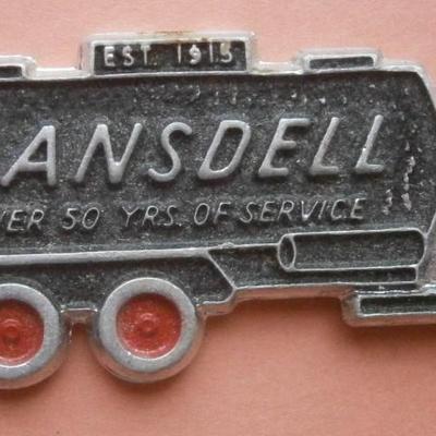 Ventage 1960's ANSDELL Figural Advertising Keychain