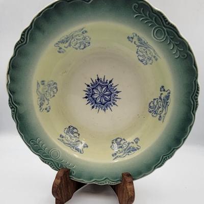 Vintage Blue and Green Bowl