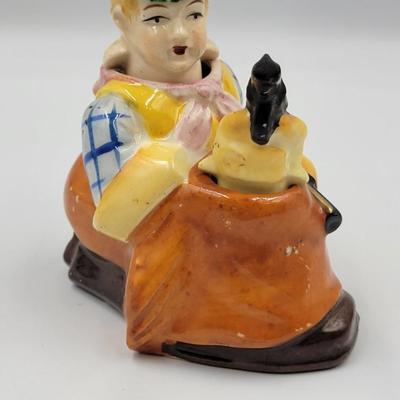 Vintage Nodding Cowboy Salt and Pepper Shaker Set