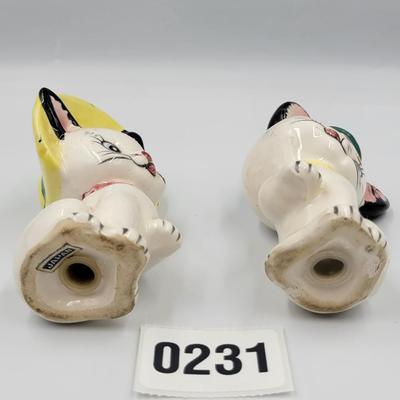 Vintage Kittens Salt and Pepper Shakers