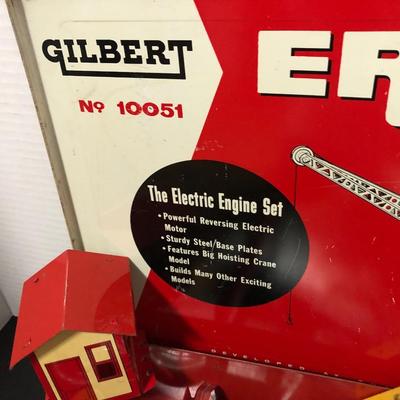 Vintage Erector Set - Metal - Lots of Pieces