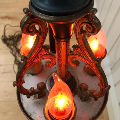 Antique Art Deco Hanging Lamp / Tested & Working!