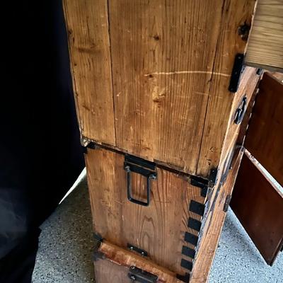Vintage Japanese Tansu Cabinet Set