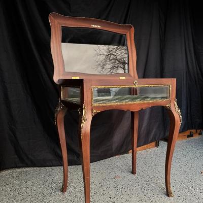 Antique vitrine display case