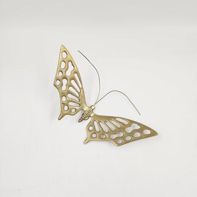 FANTASTIC BRASS BUTTERFLY WALL PLAQUE