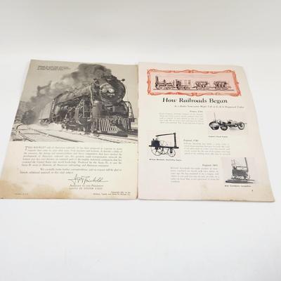 VINTAGE 1951 THE RAILROAD MAGAZINE