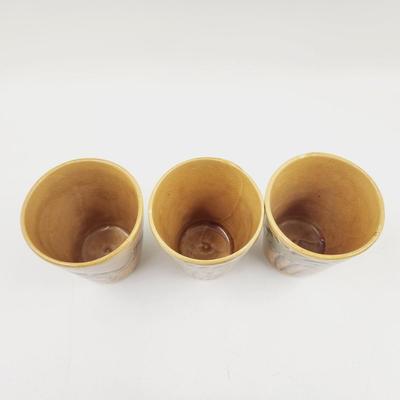VINTAGE MCM JUICE GLASSES CAMEL PALM TREE CUPS 3 PC