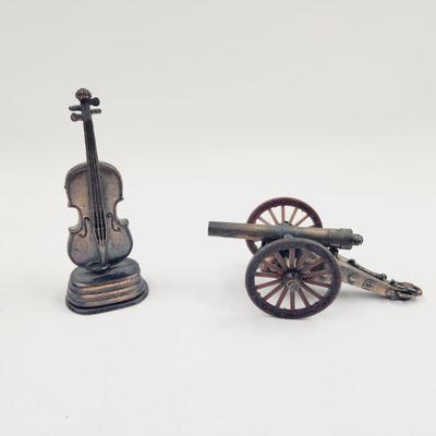 VINTAGE DIE CAST METAL ANTIQUE FINISH PENCIL SHARPENER BUNDLE 4 PC