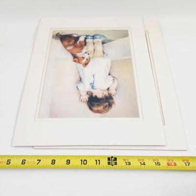 SIGNED MATTE FRAME PRINT ART WORK