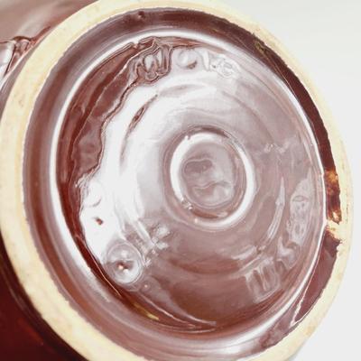 VINTAGE BROWN DRIP POTTERY BOWL