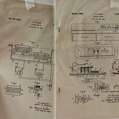13 Patents from 1936-1955 granted Inventor John C. Sharp (HotPoint)