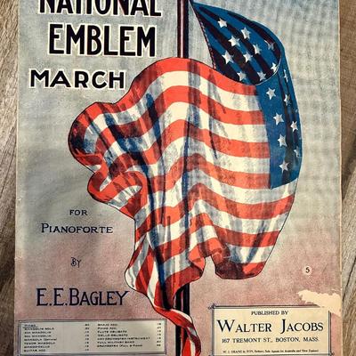 6 WWI ERA MILITARY SHEET MUSIC COMPOSITIONS