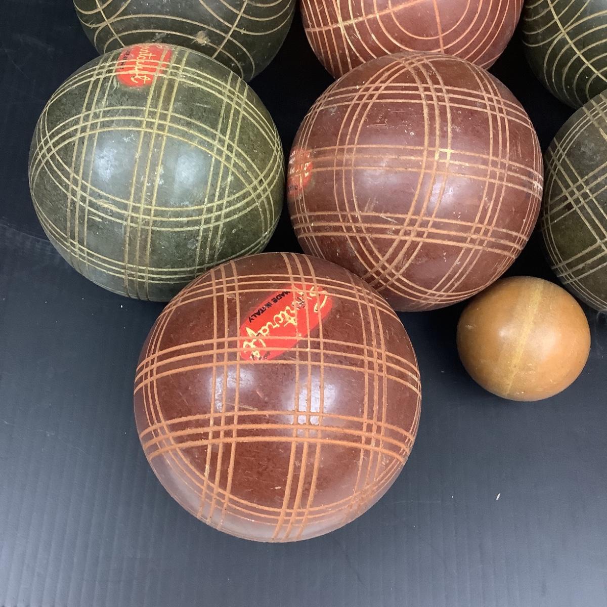 1166 Vintage Sportcraft Bocce Balls & Jack