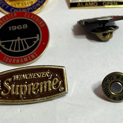 11 VINTAGE GUN CLUB AND SHOOTER'S ASSOCIATION PINS