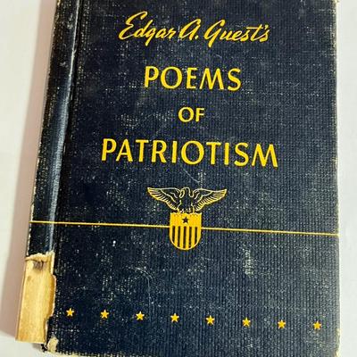1942 "POEMS OF PATRIOTISM" BOOK