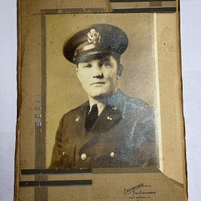 3 ANTIQUE PHOTOGRAPHS OF YOUNG MILITARY MEN
