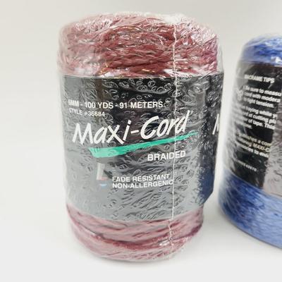 NEW BUNDLE OF MAXI-CORD 6MM - 100 YARDS MACRAME CORD