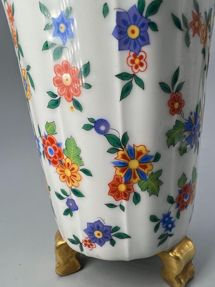 Vintage Schoenau Germany Colorful Floral Mid Century Porcelain Flower ...