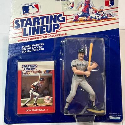 2 1988 STARTING LINEUP FIGURES AND AMERICAN LEAGUE POSTER