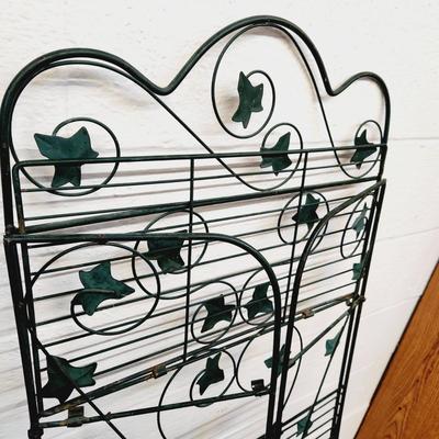LEAF GREEN DECORATIVE FOLDING SHELF #4