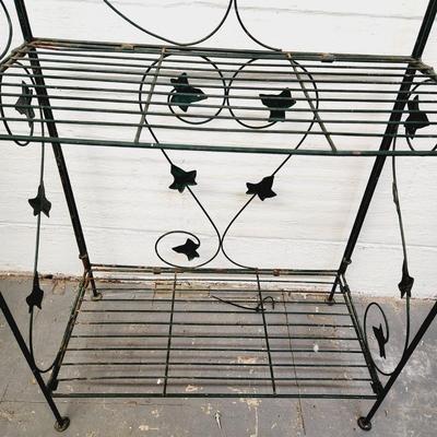 LEAF GREEN DECORATIVE FOLDING SHELF #4