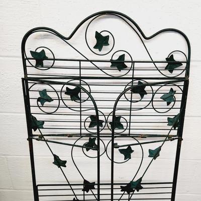 LEAF GREEN DECORATIVE FOLDING SHELF #4