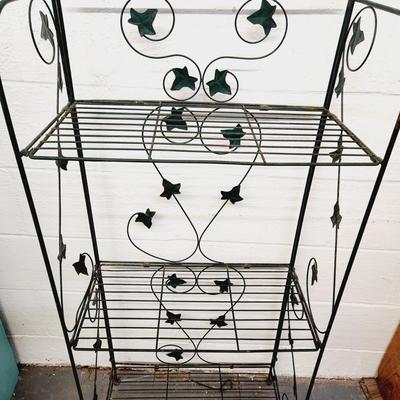 LEAF GREEN DECORATIVE FOLDING SHELF #4