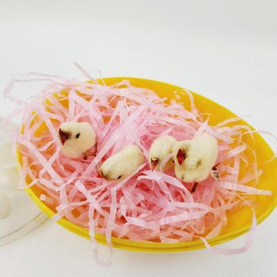 VINTAGE PAINTED EGGS W/ CUTE CHICKS