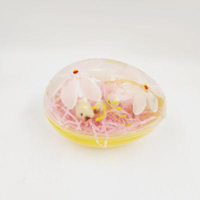 VINTAGE PAINTED EGGS W/ CUTE CHICKS