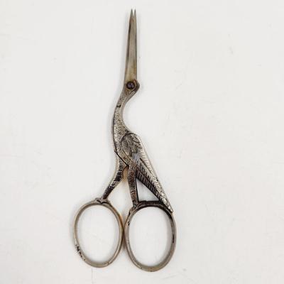 VINTAGE BIRD SCISSORS & HOOK