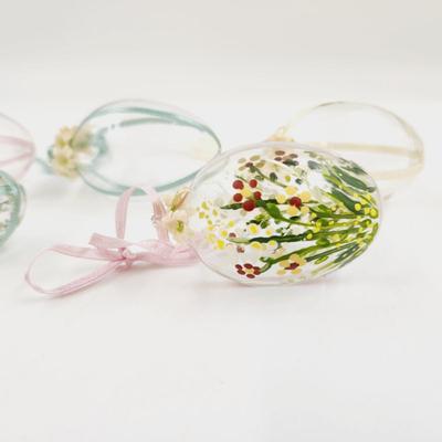 VINTAGE DECORATIVE GLASS EASTER ORNAMENTS