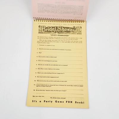 VINTAGE BRIDAL SHOWER FUN NOTEBOOK