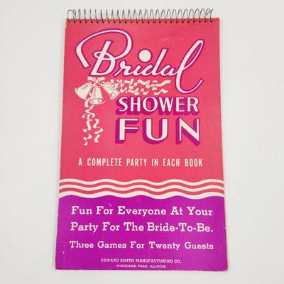 VINTAGE BRIDAL SHOWER FUN NOTEBOOK