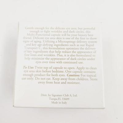 SIGNATURE CLUB A RAPID TRANSPORT C INFUSED AGE DEFYING CAPSULRS FOR EYES