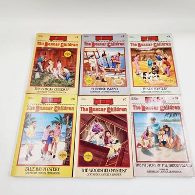 6 PC BOX CAR CHILDREN PAPERBACK - PROCEEDS DONATED